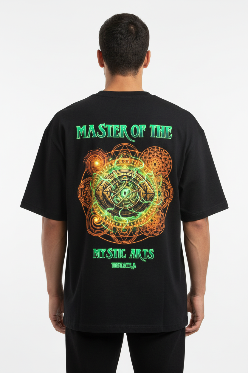 Teeyatra | Master of the Mystic Arts - Heavyweight Oversized French Terry T-Shirt (240 GSM)