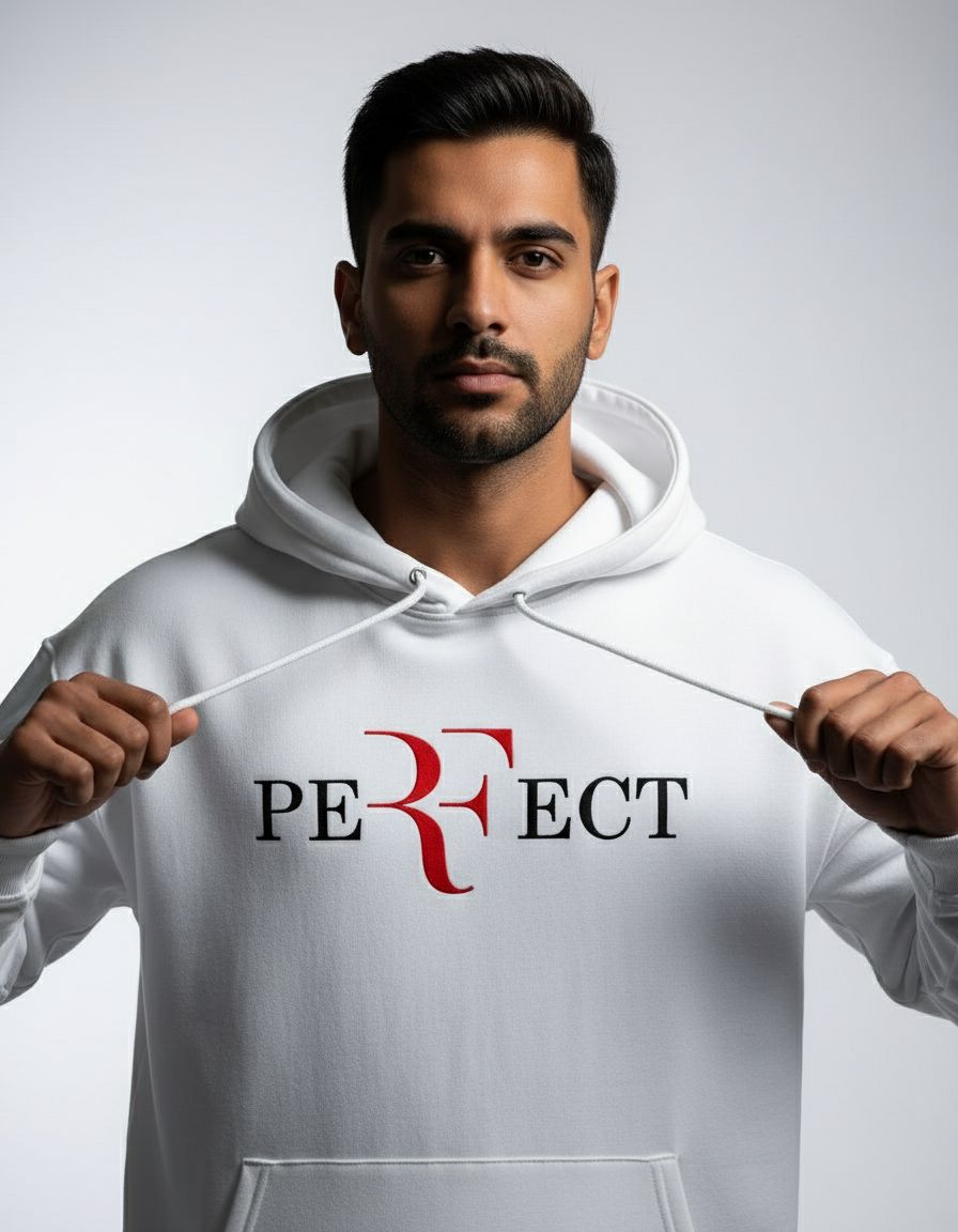 Relaxed Fit 'PERFECT' Graphic Oversized Hoodie | Teeyatra