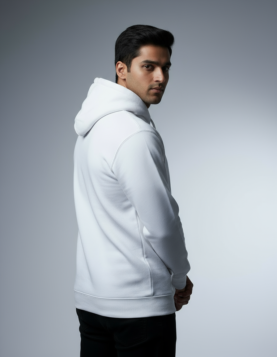 One Piece Logo White Men's Hoodie | Teeyatra | Anime