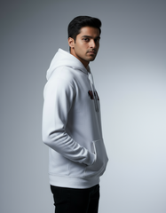 One Piece Logo White Men's Hoodie | Teeyatra | Anime