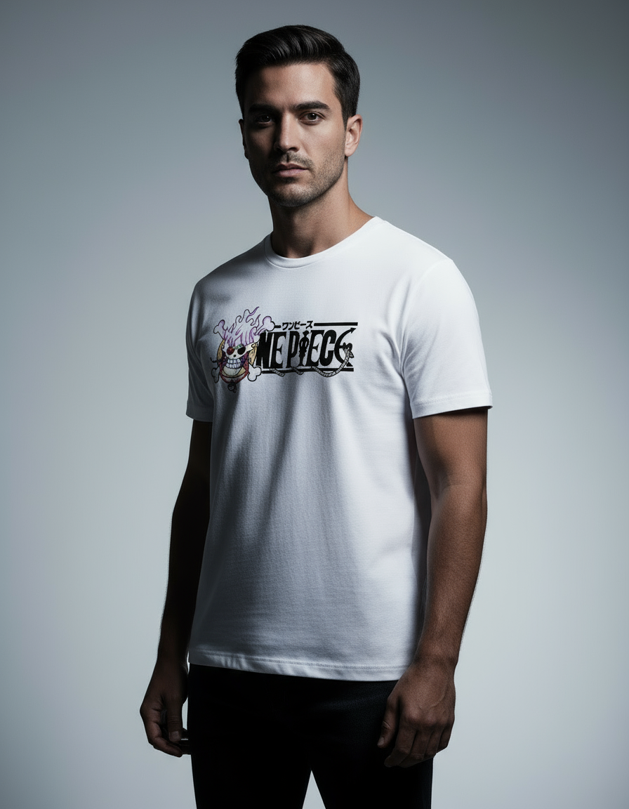 One Piece "Great Era" Logo Regular Fit T-Shirt – Premium Regular Fit Anime Tee