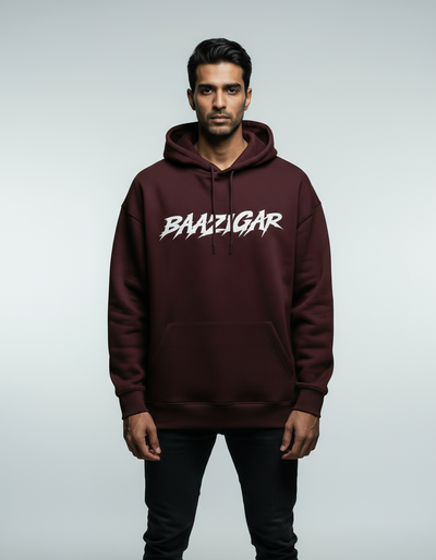 King of the Game: Baazigar Oversized Hoodie | Teeyatra