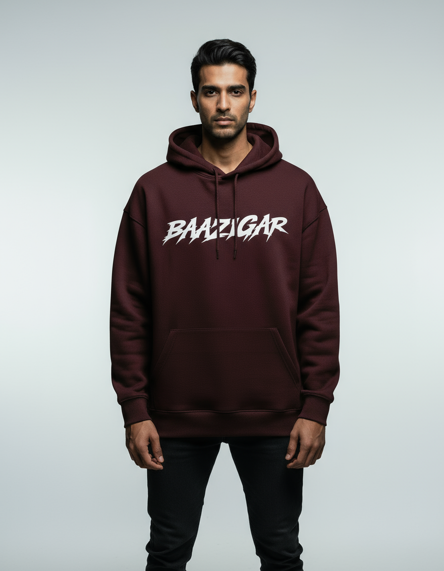 King of the Game: Baazigar Oversized Hoodie | Teeyatra