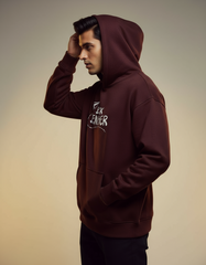 Just Vibing Back Bencher Oversized Hoodie | Teeyatra