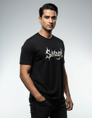 Spiky Savage Basic T-Shirt | Teeyatra | Abstract