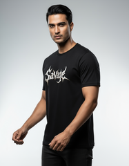 Spiky Savage Basic T-Shirt | Teeyatra | Abstract