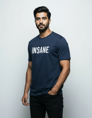 The Insane Vibe Basic T-Shirt | Teeyatra | Abstract