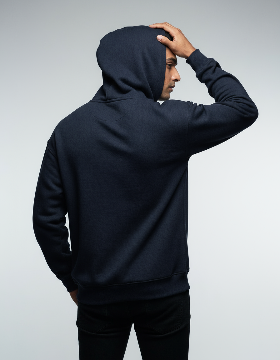 Pixel-Drop "RESPECT" Graphic Oversized Hoodie