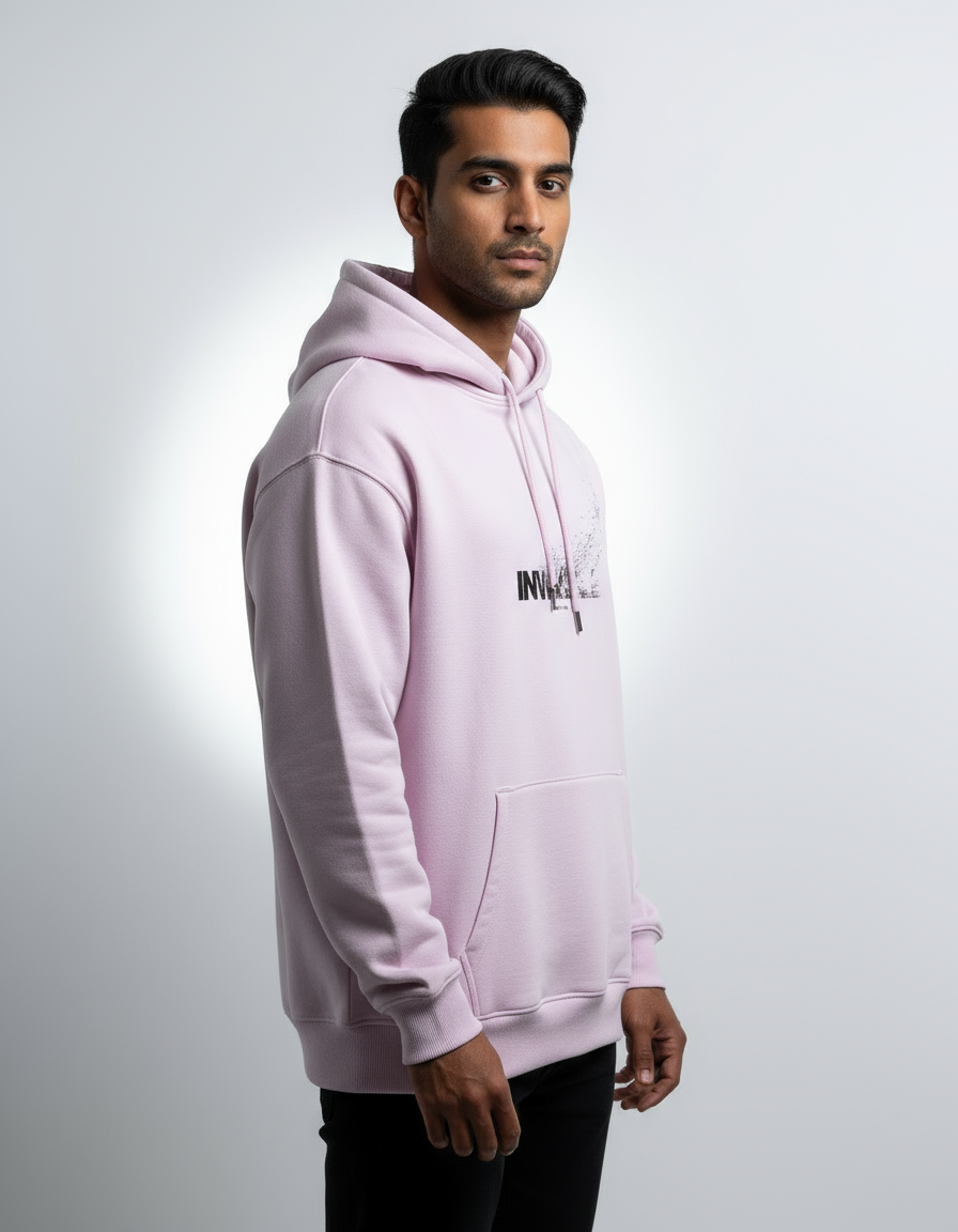 Invisible Faded Oversized Hoodie | Teeyatra
