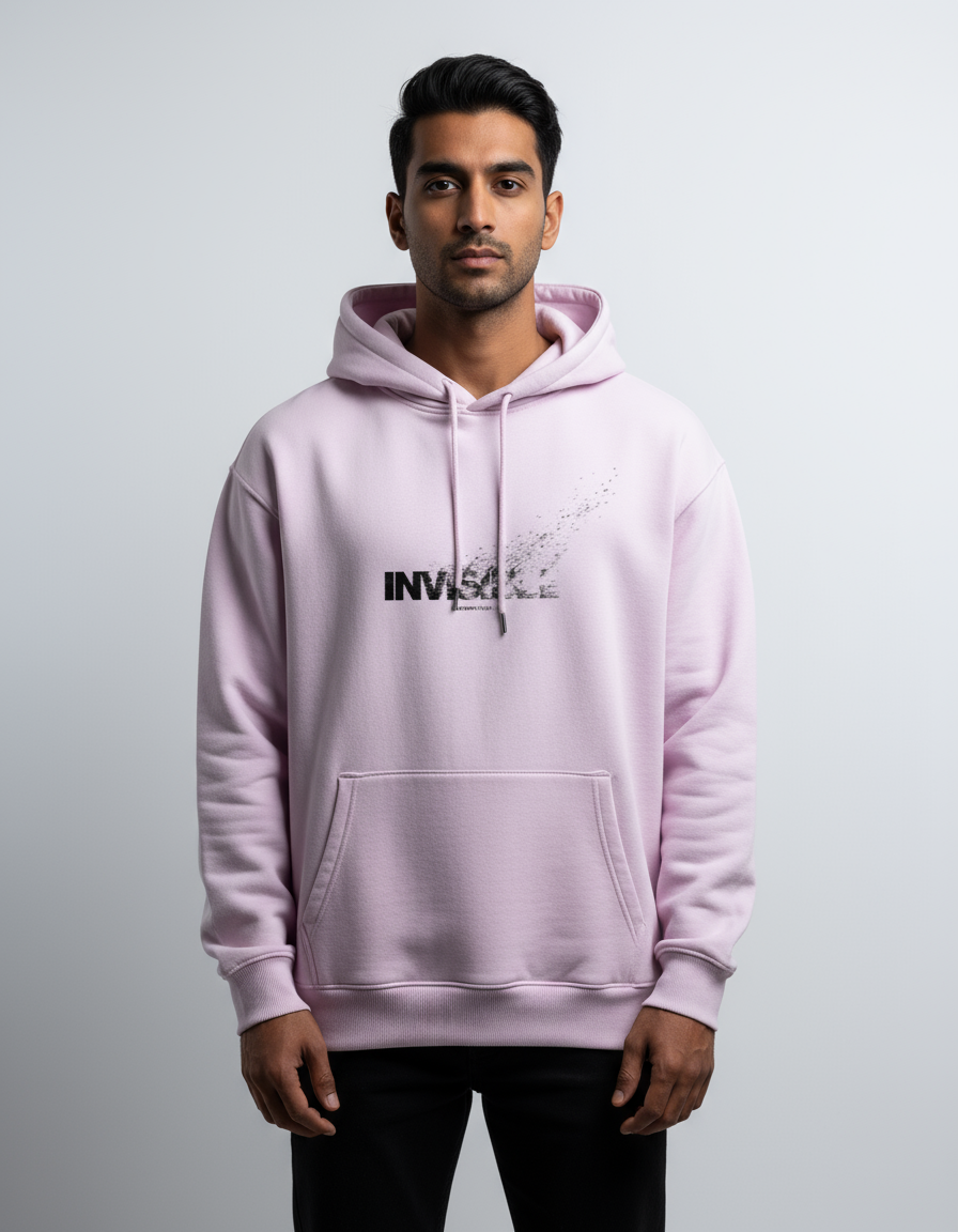 Invisible Faded Oversized Hoodie | Teeyatra
