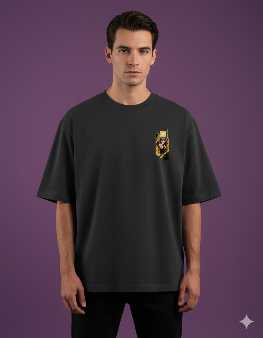 Naruto Men's Oversized Anime T-Shirt - Premium Classic Tee | TEEYATRA
