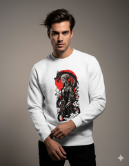 The Dragon's Ascent Premium Men's Sweatshirt | Teeyatra | Anime