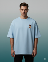 Monkey D. Luffy One Piece Men's Terry Oversized Tee - Premium Anime Streetwear | TEEYATRA