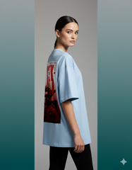 Monkey D. Luffy One Piece Ladies Terry Oversized Tee - Premium Anime Streetwear | TEEYATRA