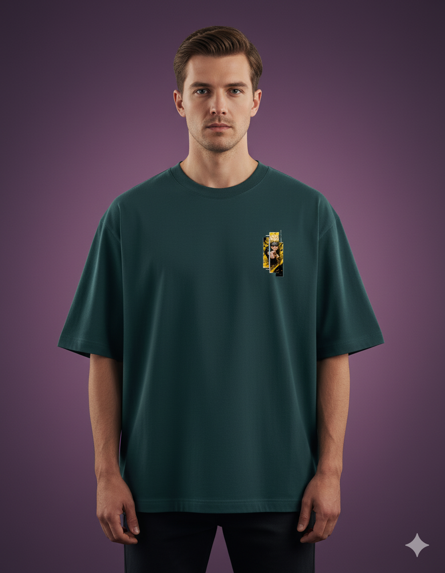 Naruto Men's Oversized Anime T-Shirt - Premium Classic Tee | TEEYATRA