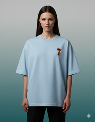 Monkey D. Luffy One Piece Ladies Terry Oversized Tee - Premium Anime Streetwear | TEEYATRA