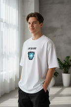 Iron Man "Blueprint Edition" Oversized Heavyweight T-Shirt (240 GSM French Terry)