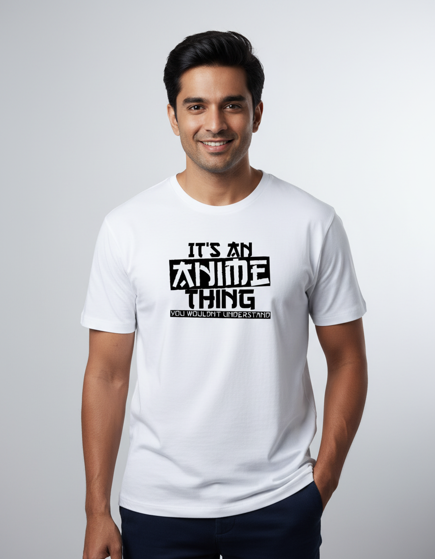 "It's An Anime Thing" Premium Regular Fit T-Shirt – Teeyatra Otaku Edition