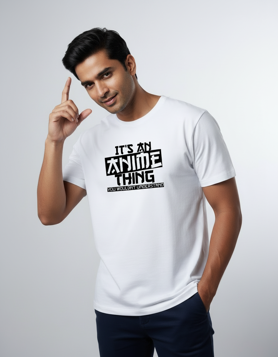 "It's An Anime Thing" Premium Regular Fit T-Shirt – Teeyatra Otaku Edition
