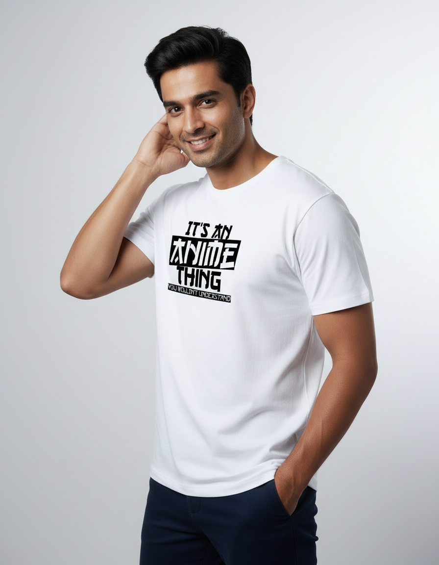 "It's An Anime Thing" Premium Regular Fit T-Shirt – Teeyatra Otaku Edition