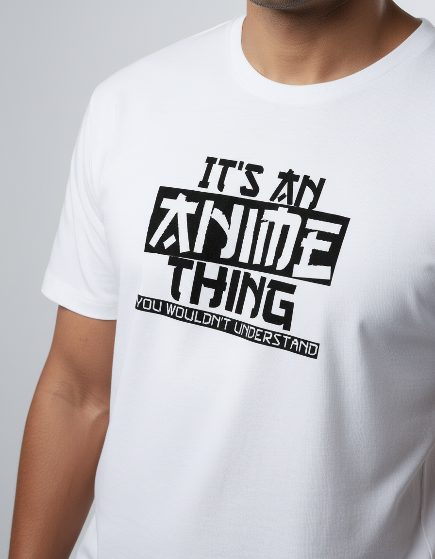 "It's An Anime Thing" Premium Regular Fit T-Shirt – Teeyatra Otaku Edition