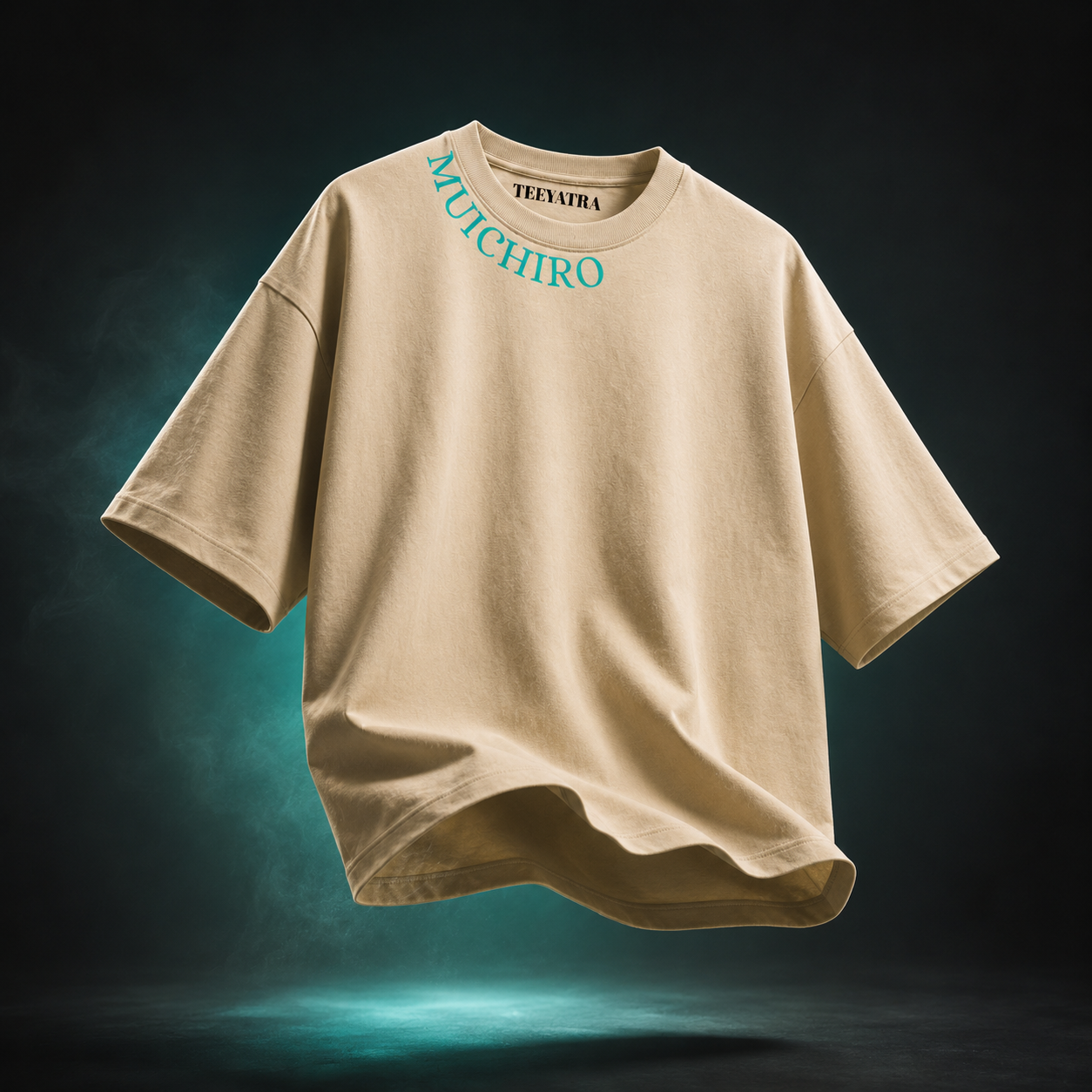 Teeyatra Mist Hashira Muichiro Oversized 240 GSM Tee