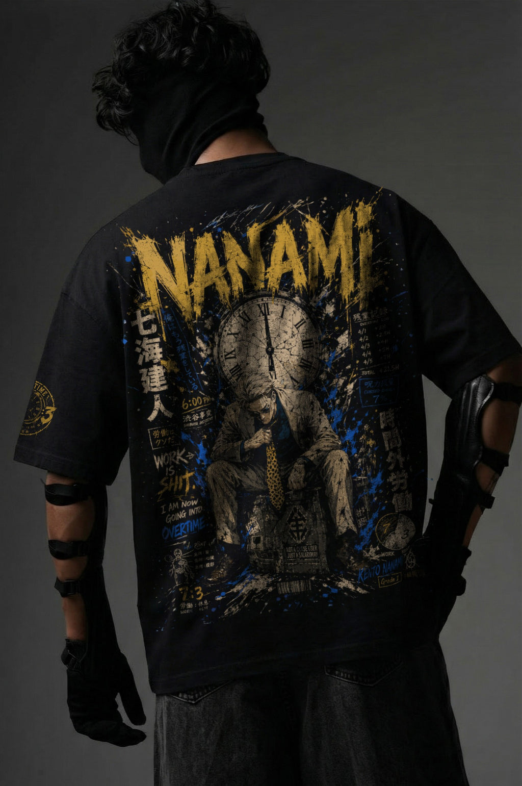Teeyatra Kento Nanami Overtime Oversized T-Shirt