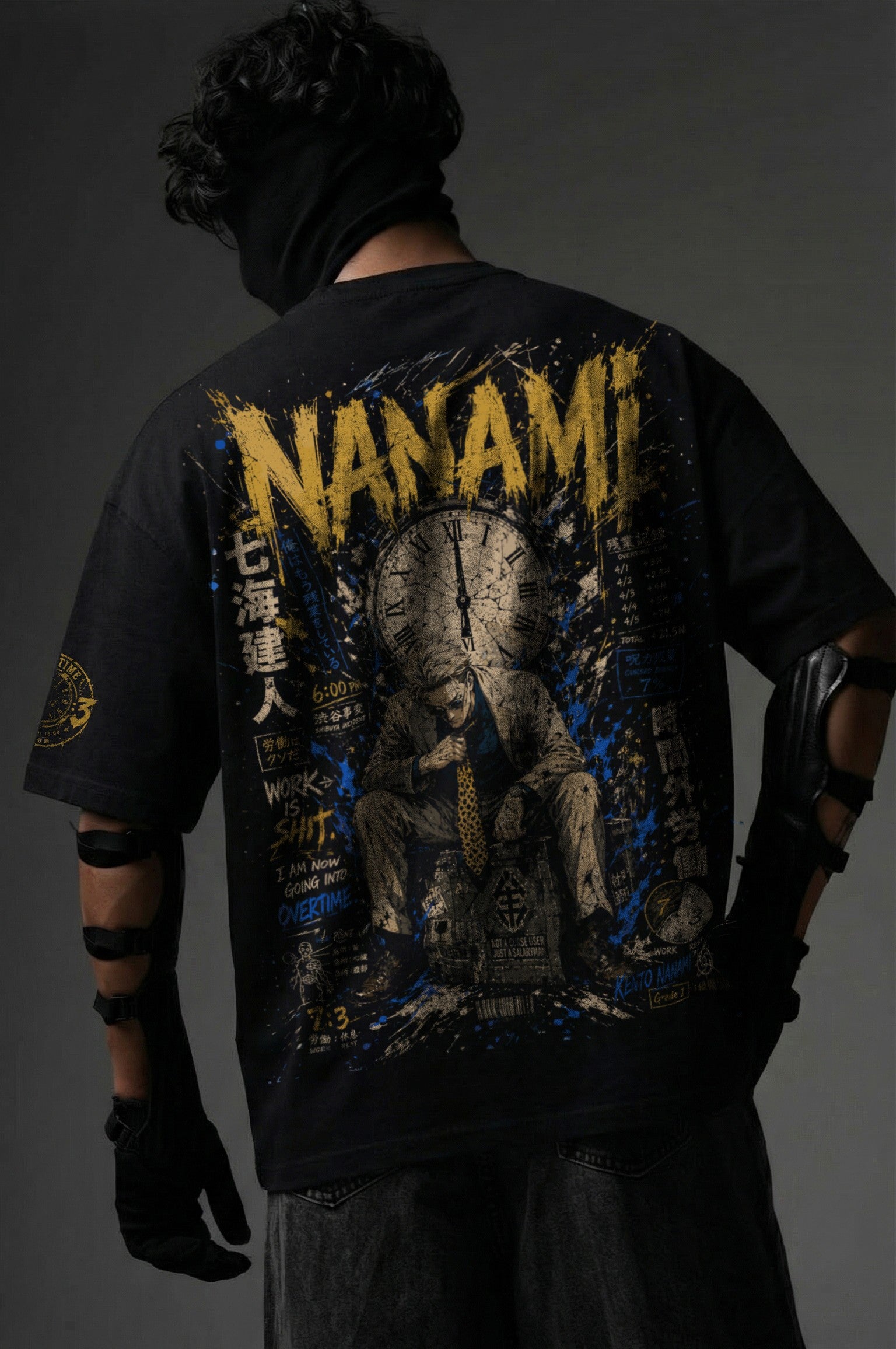 Teeyatra Kento Nanami Overtime Oversized T-Shirt
