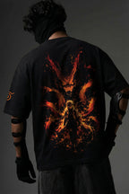 Teeyatra Nine-Tails Naruto Oversized T-Shirt