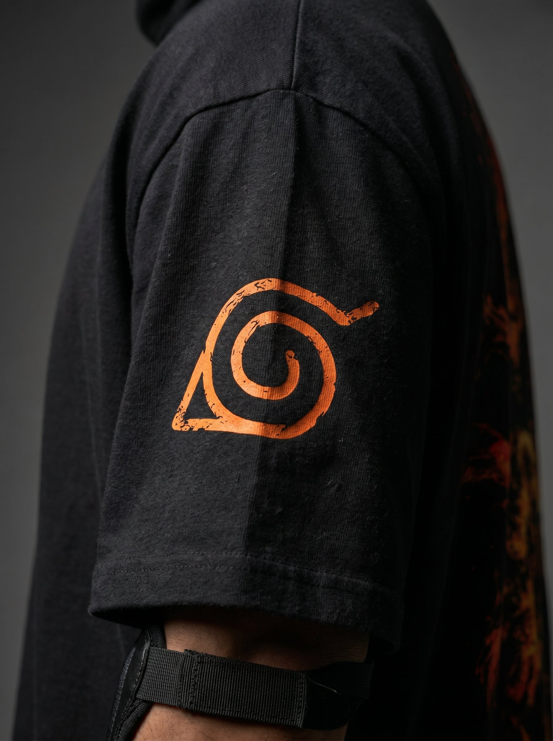 Teeyatra Nine-Tails Naruto Oversized T-Shirt