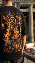 Teeyatra Nine-Tails Naruto Oversized T-Shirt