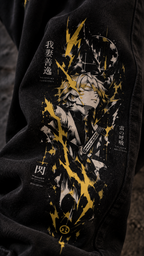 Zenitsu Agatsuma 240 GSM French Terry Baggy Track Pant