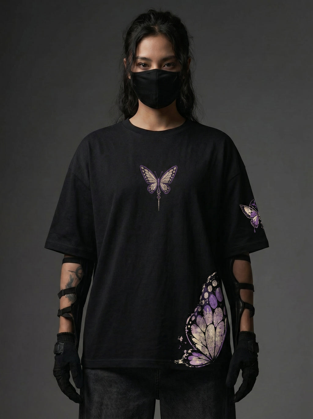 Teeyatra Shinobu Kocho Oversized T-Shirt