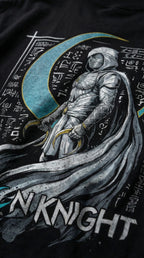 TEEYATRA Moon Knight Oversized Graphic T-Shirt – 240 GSM Premium French Terry | DTF Back Print