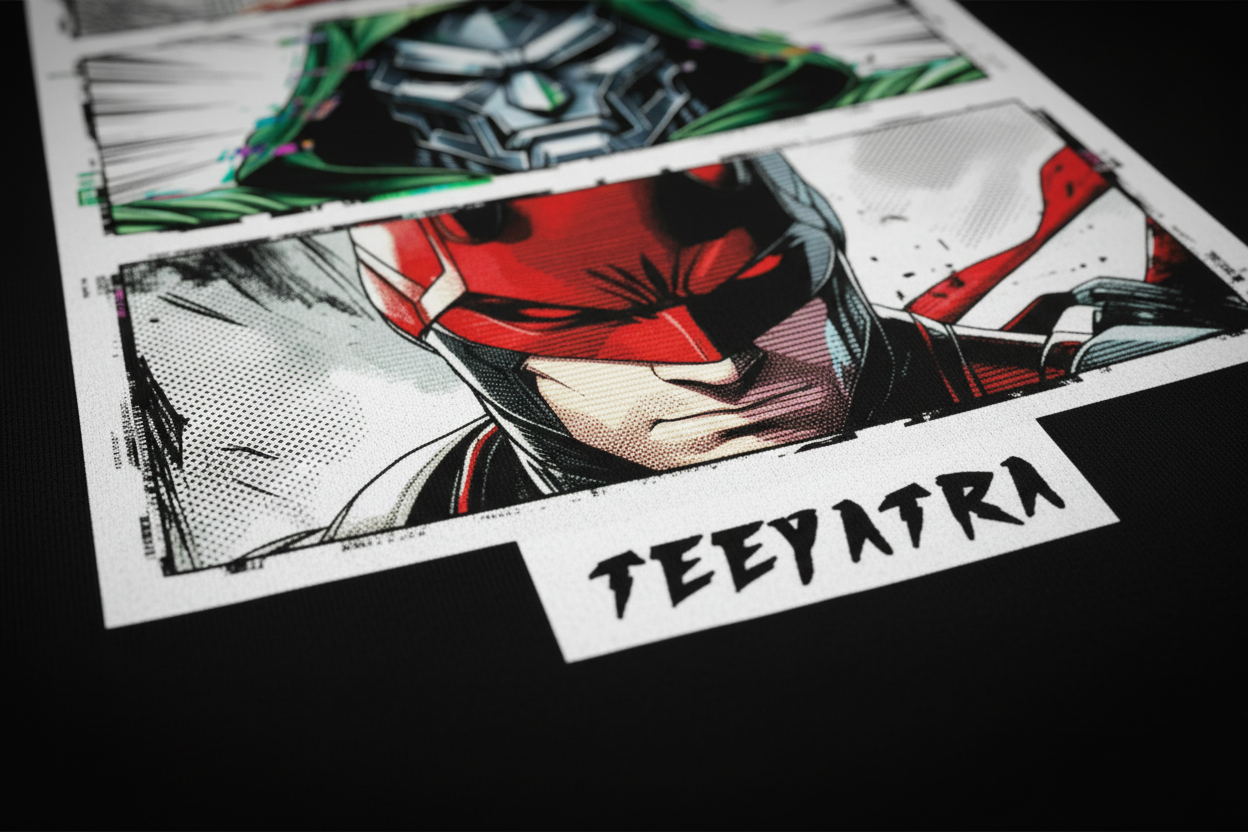 Teeyatra "Multiverse 2026" Premium Oversized T-Shirt – 240 GSM French Terry