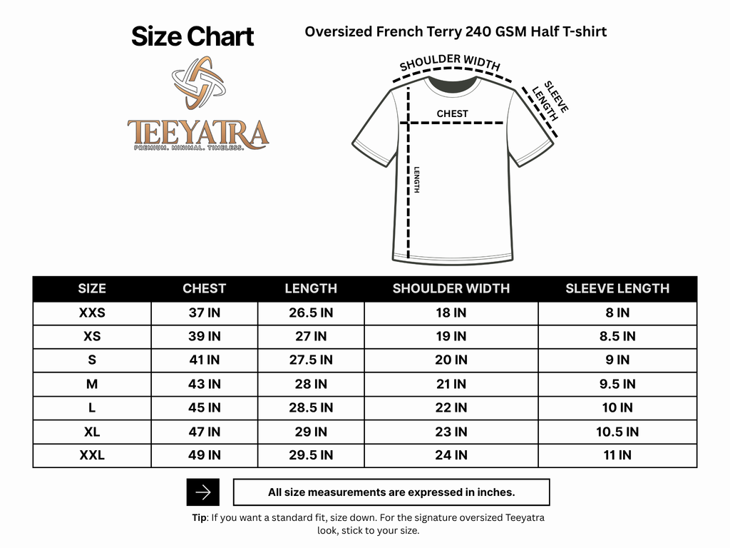Teeyatra Zenitsu Thunder Oversized T-Shirt