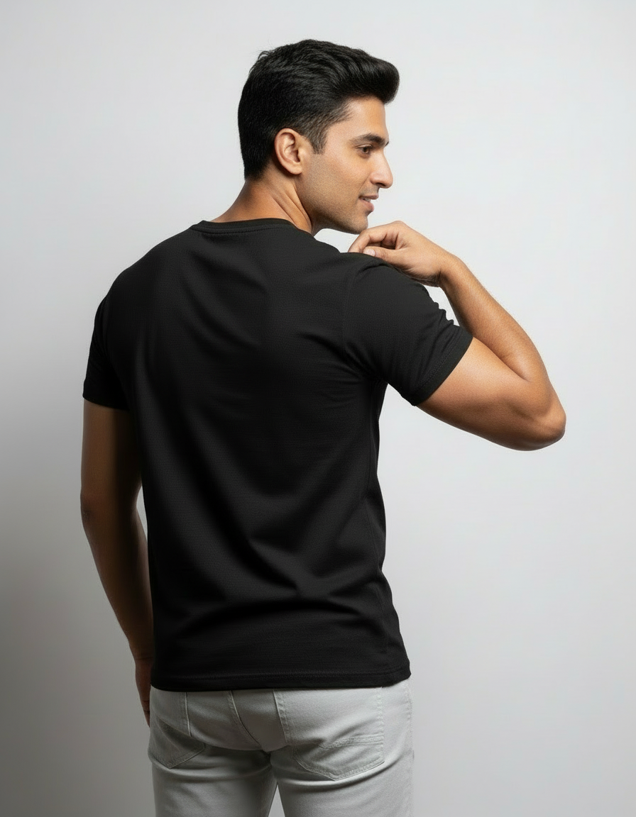"RELAX" Minimalist Premium Regular Fit T-Shirt – Teeyatra Comfort Series