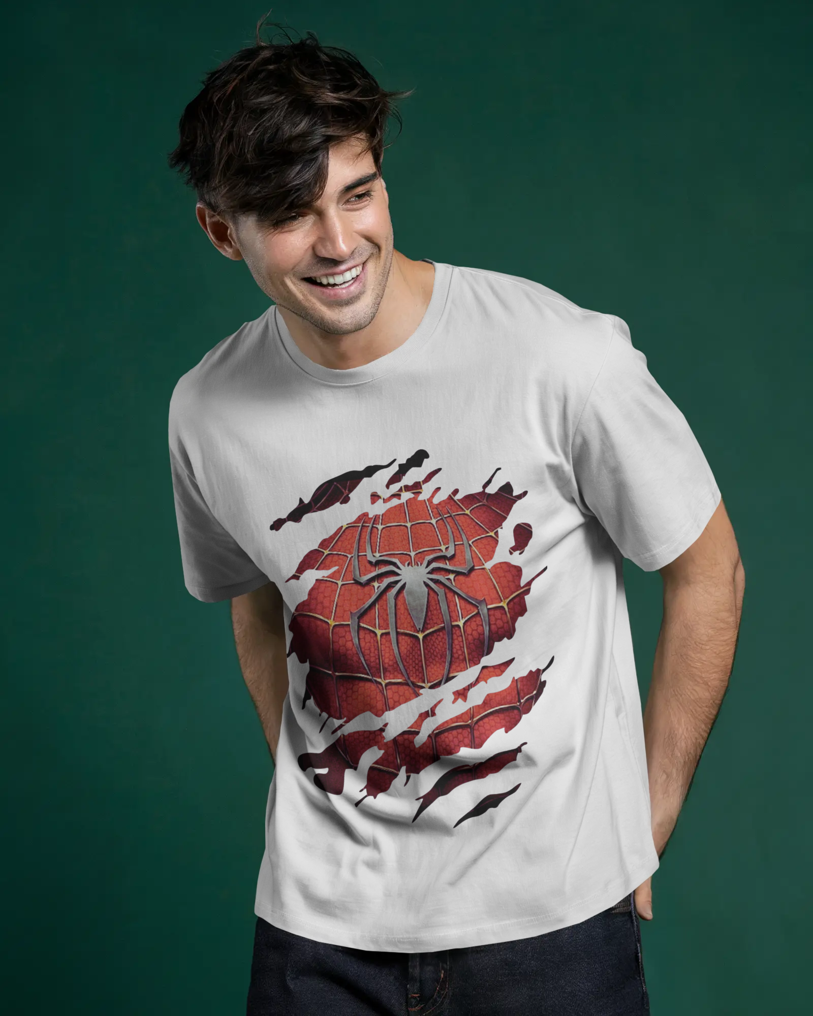Unleash Your Inner Marvel Spider-Man Men's Classic Crew T-Shirt | Teeyatra