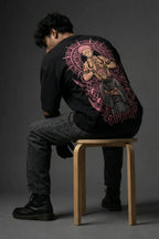TEEYATRA Sukuna Oversized Graphic T-Shirt – 240 GSM Premium French Terry | DTF Back Print
