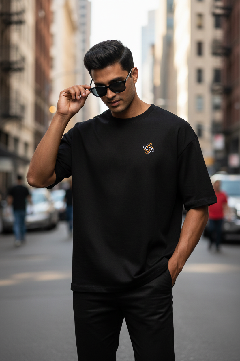 Sukuna "King of Curses" Oversized Graphic Tee – 240 GSM Heavyweight French Terry