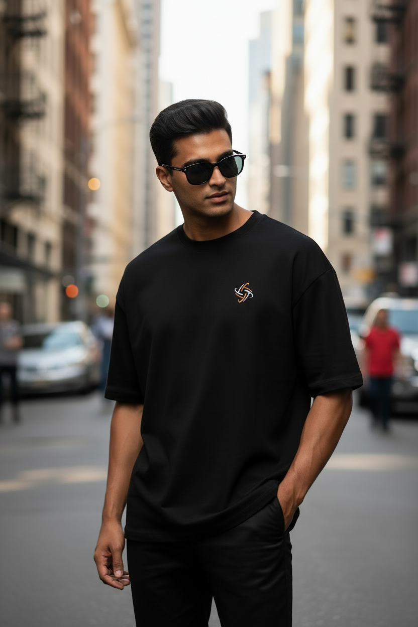 Sukuna "King of Curses" Oversized Graphic Tee – 240 GSM Heavyweight French Terry