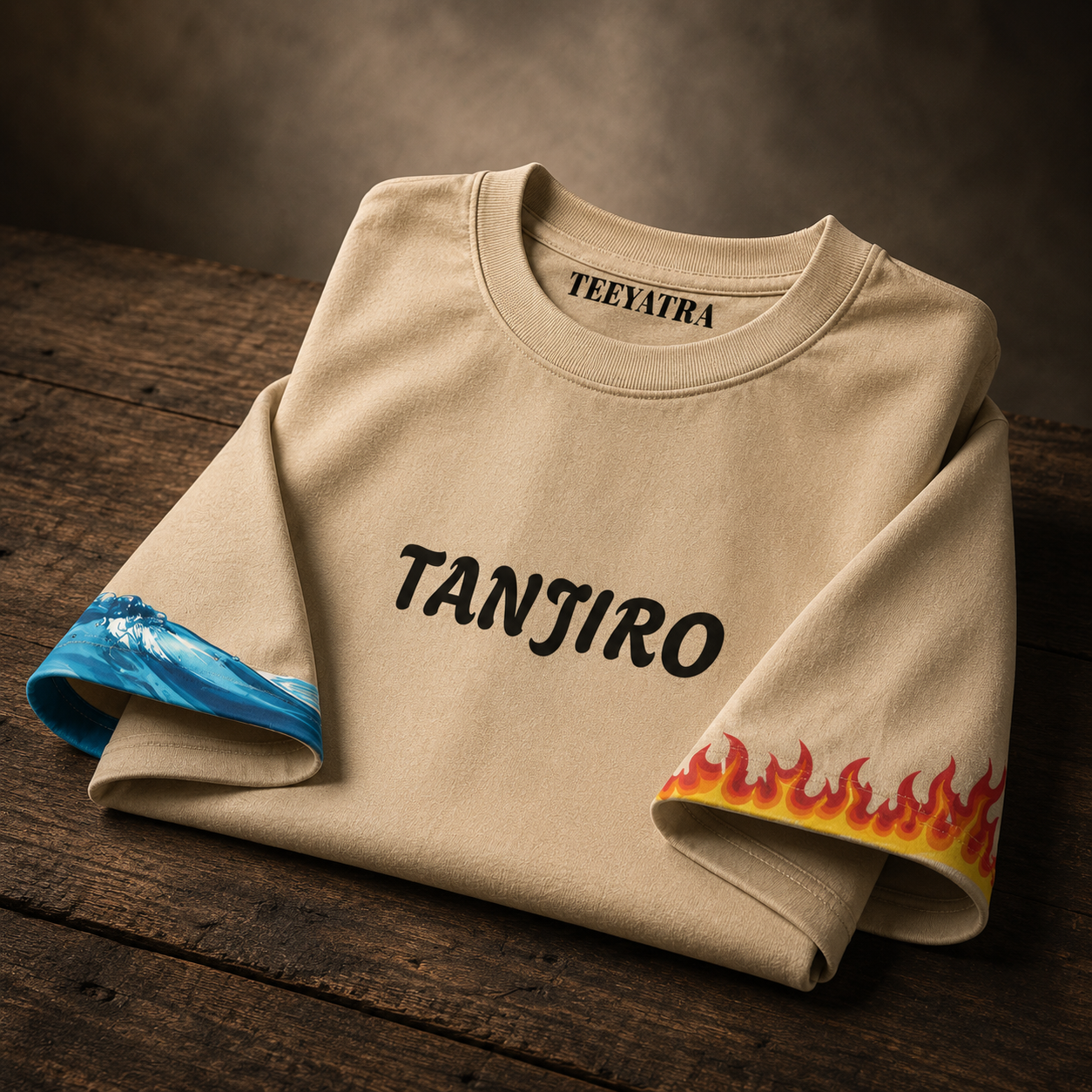 Teeyatra Tanjiro Storm Oversized T-Shirt
