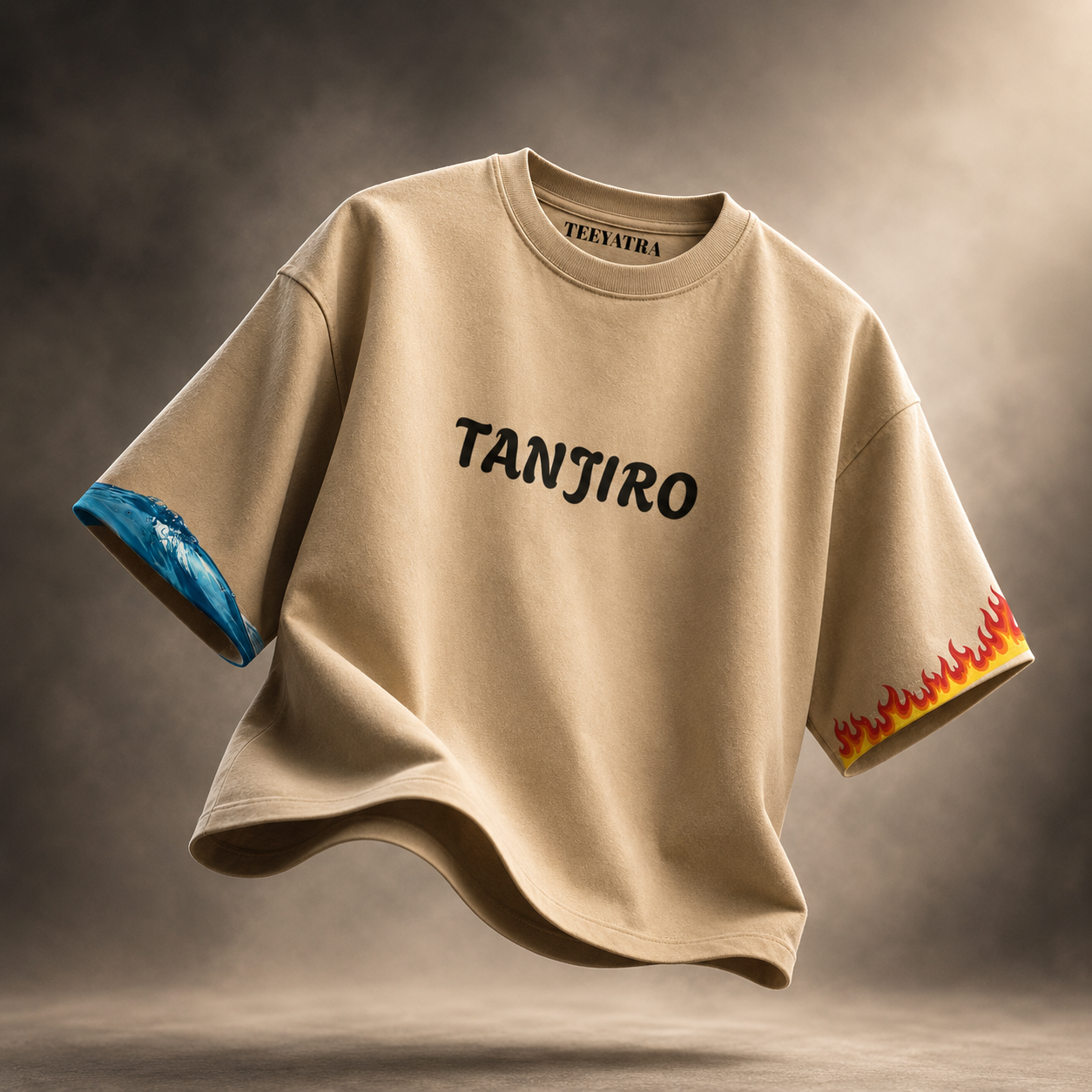 Teeyatra Tanjiro Storm Oversized T-Shirt