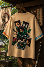 Teeyatra Tanjiro Storm Oversized T-Shirt