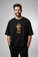 Teeyatra “Inevitable” Thanos Oversized T-Shirt – 240 GSM French Terry - TEEYATRA
