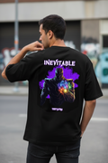 Teeyatra “Inevitable” Thanos Oversized T-Shirt – 240 GSM French Terry - TEEYATRA