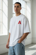 Teeyatra "The First Avenger" Oversized T-Shirt – 240 GSM Heavyweight French Terry