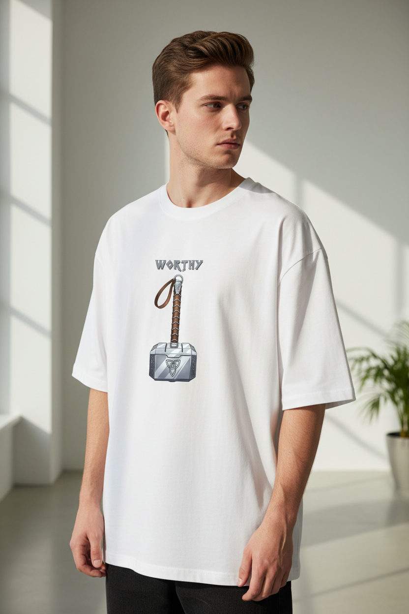 Thor: Odinson Premium Oversized T-Shirt – 240 GSM French Terry