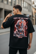Teeyatra “Perfection Has A Form” Ultron Oversized T-Shirt – 240 GSM French Terry - TEEYATRA