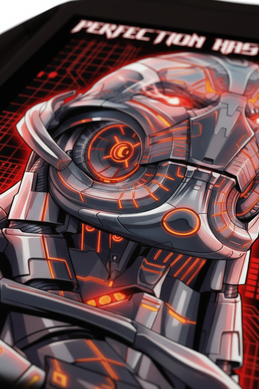 Teeyatra “Perfection Has A Form” Ultron Oversized T-Shirt – 240 GSM French Terry - TEEYATRA
